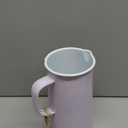 Falcon Enamelware Pitcher (57 oz), Metal Pitcher with Spout & Handle, Jug for Iced Tea, Water, Milk or Flower Vase, Dishwasher Safe, Oven Safe & Freezer Friendly (Pale Lilac)