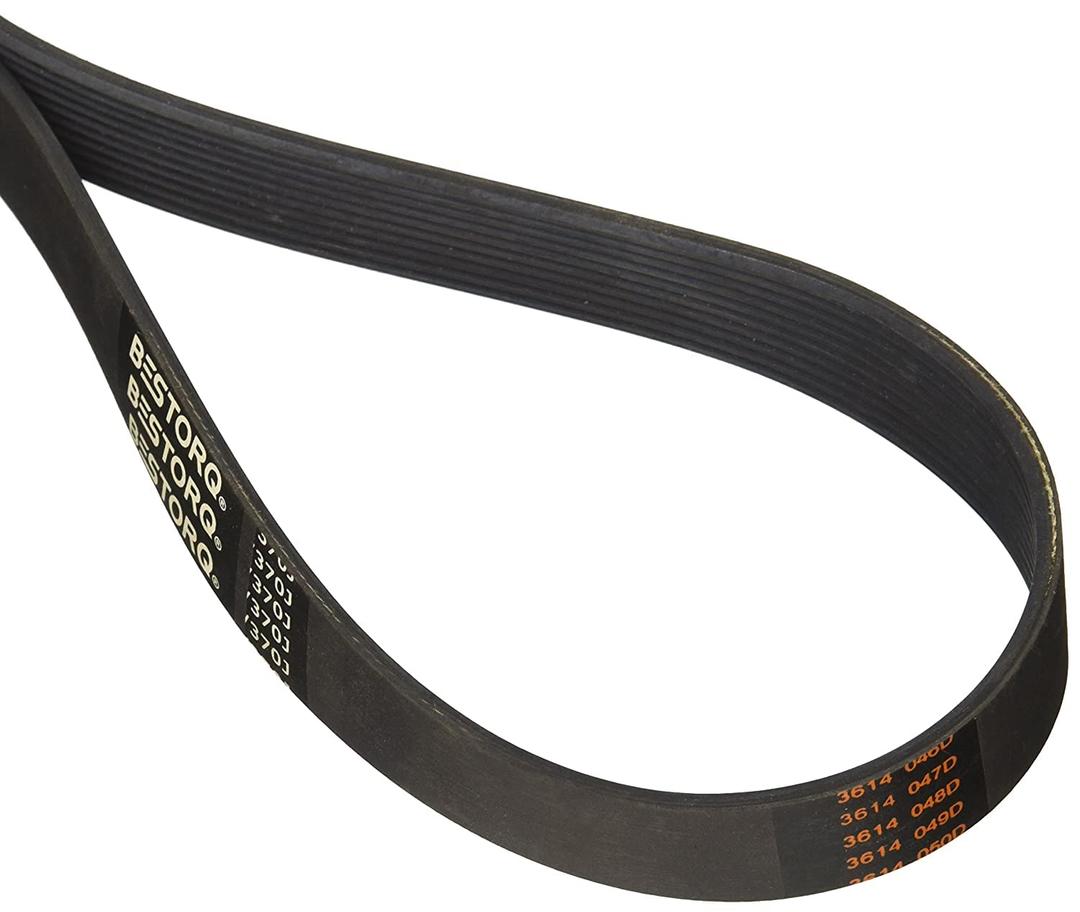 BESTORQ 300J10 Rubber V-Belt, PJ V-Ribbed, 10 Ribs, 30" Length x 0.93" Width x 0.17" Height