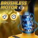 Cordless Rivet Gun Compatible with Dewalt 20V Max Battery, with a kitbox, Brushless Electric Automatic Rivet Gun for Rivets 1/8'', 5/32'', 3/16", for Metal Plastic and Leather