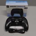 GlowPlayX Wireless Gaming Controller Compatible with PS-5 Console/Pro/PC/Mac/iOS/Android/Steam Deck, Gamepad with RGB Lighting/Hall Effect Joystick/Dual Vibration/Turbo/Headset Jack/1500 mAh Battery (Black)