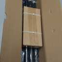 Black Curtain Rods for Windows 48 to 84 Inches Adjustable Heavy Duty 1" Diameter Window Curtain Rod with Decorative Finials for Outdoor Farmhouse Bedroom Kitchen Living Room