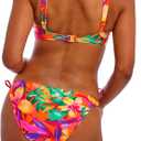 Women's Sun Haze Underwire High Apex Bikini Top (32D, Mandarin)