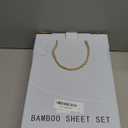 SONORO KATE 100% Viscose Derived from Bamboo_, Extra Deep Pocket up to 18"-24",Ultra Soft & Cooling Sheets for Hot Sleepers, Hotel Luxury Silky Bed Sheets (Dark Grey,Queen)