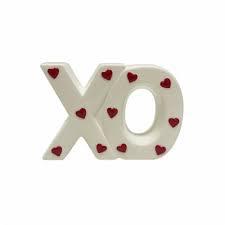 Ceramic Tabletop Décor XO White