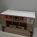 MAQQL Upholstered Headboard - Bed Backboard, Dark Brown Faux Leather Panels, 24 x 12 Inches Each, 12-Piece Set, Modern Headboard Queen Design, Easy to Assemble, Perfect for Queen Beds