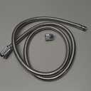 46092000 Pull Out Spray Hose for Grohe Kitchen Faucets, Pull Down Kitchen Faucet Hose Replacement for Alira and Ladylux and Euro Plus, 59-Inch Chrome Finish (Chrome Finish)