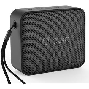 Oraolo Bluetooth Speaker, IPX7 Waterproof Portable with Stereo Sound, Bluetooth 5.4, TWS Pairing, Support AUX/TF Card, Small Wireless Speaker for Home, Shower, Outdoors, Travel