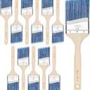 Bates 3-Inch Angle Paint Brushes (12 Pack) - Treated Wood Handle, Perfect for Walls & Furniture