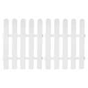 Milisten White Garden Fence 2-Pack Plastic Decorative Lawn Edging Border for Flower Beds and Pathways Lightweight Easy Installation