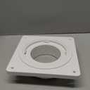 Dryer Vent Connector Kit, Dryer Vent Wall Plate with Quick Connect & Disconnect, Twist Lock Dryer Duct Connector Kit Fits 4 Inch Tubes, Covers Area 7 Inch x 7 Inch, for Dryer Washer Bathroom (No hoses)