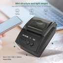 NETUM Bluetooth Receipt Printer, Portable 58mm Mini Thermal Pos Printer, Compatible with Android/Windows