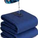 Bed Pads Waterproof 36x72 Inch (2 Pack), Extra Large Washable Pads for Incontinence, Navy Blue Ideal for Elderly, Adults, Kids and Pets