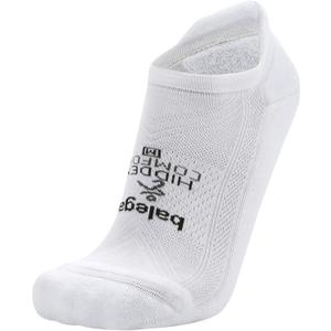Balega Unisex Adult Hidden Comfort Performance No Show Athletic Running Socks (1 Pair) (Large, White)