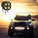 Kawell 40W LED Fog Light Pods 3000K Spotlight Driving Light IP67 Waterproof Work Light Pods for Motorcycle Off road ATV UTV 4X4 SUV Truck Tractor Boat (2 Pack)