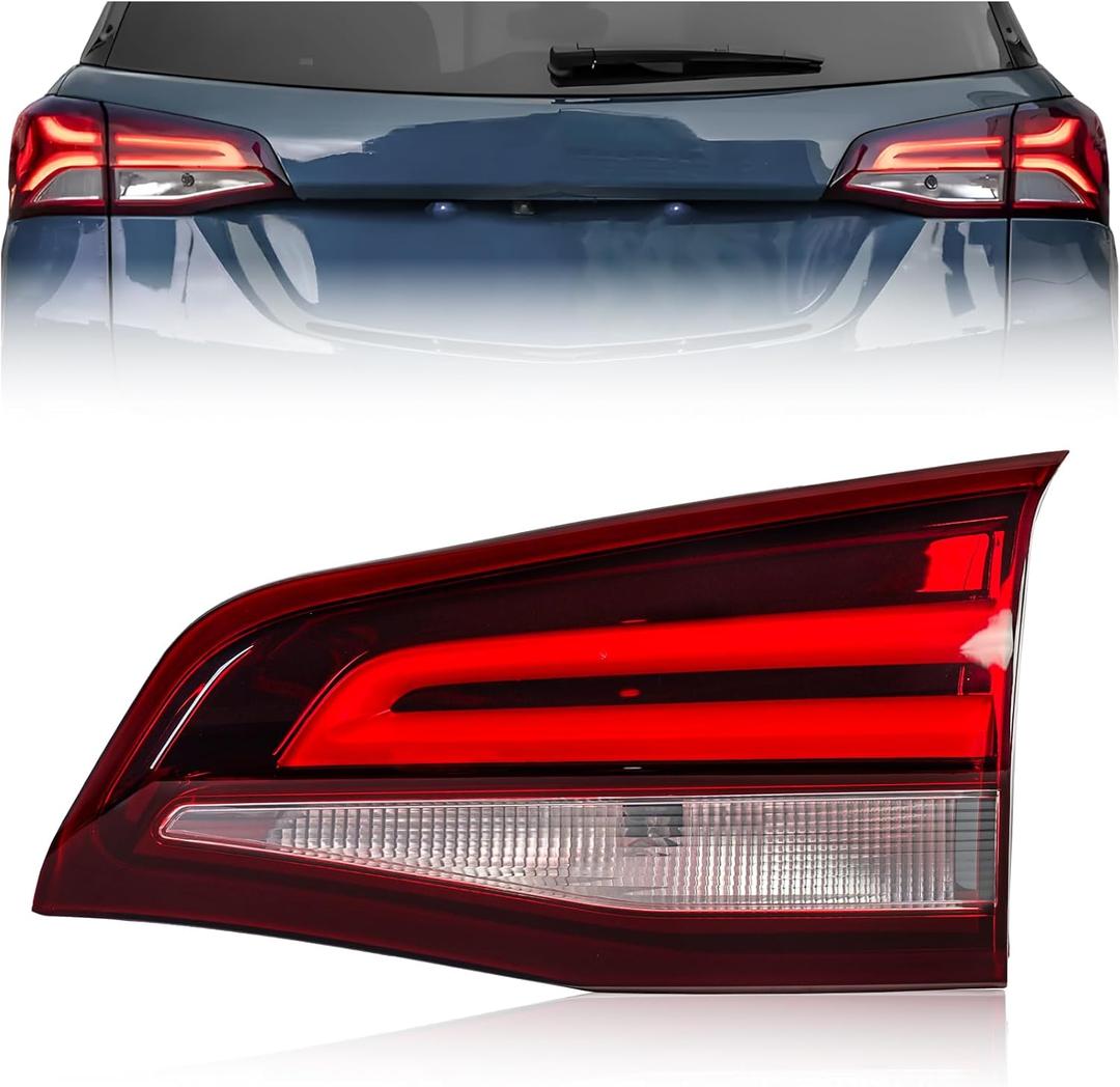 Inner Tail Light Assembly for Chevrolet Equinox 2022-2024, LED Rear Brake Turn Signal Inner Tail Lamp Taillight Assembly for Chevy Chevrolet Equinox 2022 2023 2024 Replacement, Passenger Side