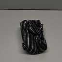 Kevin Textile Pack of 2 Farmhouse Throw Pillow Covers Boho Woven Texture Linen Striped Decorative Pillow Cases for Couch Bed and Chair, Black 12 x 20 inches 30 x 50 cm