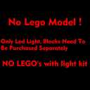 LocoLee Touch Version LED Light Kit Compatible with Lego 10375 How to Train Your Dragon: Toothless (NO Model, Only Light kit), Light Compatible with Lego 10375 -NO LEGO's with Light Kit