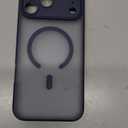 Designed for iPhone 17 Pro Max Case, Compatible with MagSafe, [Camera Protection] [15FT Military Drop Protection] Shockproof Translucent Matte Anti-Slip Phone Case, 6.9", Deep Blue