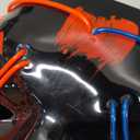 Halloween LED Purge Mask, 2 Pack Scary Masks, Glow Halloween Mask Light Up with 3 Lighting Modes for Men Women Adult on Halloween Costume Party, aldult, Black