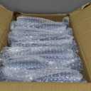 24 Pack Plastic Champagne Flutes Vintage Light Blue Goblet Champagne Glasses Unbreakable Wedding Toasting Glasses Diamond Wine Glasses Crystal Wine Cups Clear Drinking Glasses 5.5 OZ for Bridal Shower