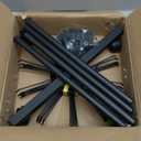 7-Tier Rotating Display Rack, 360 Heavy-Duty Spinning Merchandiser for Retail Stores & Showrooms, Movable Floor Gondola for Clothing, Shoes & Accessories