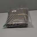 ndian Handmade Handwoven Braided Jute Area Rug Indoor Outdoor Rug Flatweave Rug for Living Room Bedroom Hallway Color Natural Black 2'3" x 4' Oval Shape