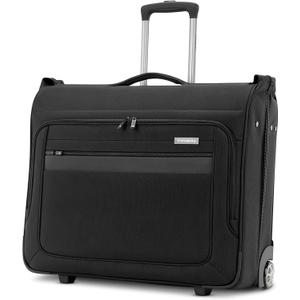 Samsonite Ascella 3.0 Softside Expandable Luggage with Spinner Wheels, 2W Garment Bag, Black