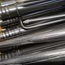 6 Pack 10 ft Heavy Duty Metal String Light Poles Adjustable Outdoor Lighting Stand for Patio,Backyard,Garden,Party & Wedding Rustproof & Sturdy with Hooks