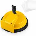 Floor Gap Fixer Tool with Enhanced Suction Cup & Sticky Pads  Easy Laminate, Vinyl & Wood Flooring Gap Repair Tool for Smooth and Textured Floors (Yellow)