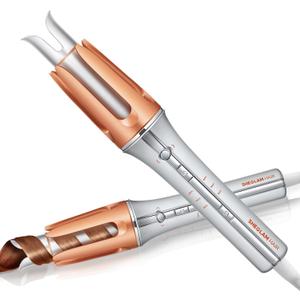 SHEGLAM Automatic Curling Iron 1 1/4 inch with 3 Temperatures Fast Heating, 2-Way Rotation, Anti-Scald, Anti-Tangle Rotating, Automatic Shut-Off for Hair Styling (Rose Gold)