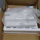 Varhomax White Shoe Rack, Bamboo Shoe Rack Organizer for Closet and Entryway, Thick Wooden Free Standing Shoe Shelf for Small Spaces, Sturdy & Versatile for Bedroom, Bathroom, Garage (3-Tier)