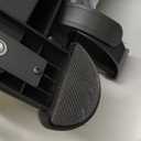 Portable Mini Cycle Bike Foot Pedal Exercise Machine Arm and Leg Recovery Peddler Exerciser Under Desk (Black)