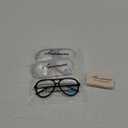 AMOMOMA 3 Pack Retro Aviator Reading Glasses for Women Men,Classic Large Oversized Reader Blue Light Computer Frame AM6111 (C1.black+c2.tortoise+c4.milky Brown)