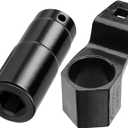 BETOOLL 19 mm Harmonic Balancer Socket & 50mm Crankshaft Crank Pulley Wrench Holder Tool Removal Holding Spanner kit Compatible with Honda and Acura Engines