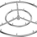 Skyflame 24-Inch Round Stainless Steel Fire Pit Jet Burner Ring, High Flame