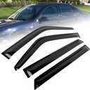 4Pcs Tape-on Type Side Window Rain Guards Deflectors and Visors Compatible with Volkswagen Jetta 4-Door Sedan Only 1999-2005 Car Accessories