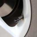 6 x Accretion Car Tire Valve Stem Caps, 4pcs Air Caps Cover, Hexagon ShapeUniversal for Cars, SUVs, Bike, Trucks and Motorcycles-Black