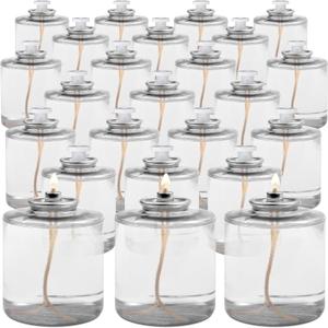 Hyoola Long Burning Liquid Candles - 80 Hour Burn Time, 24 Pack - Survival & Emergency Use Hyoola Long Burning Liquid Candles - 80 Hour Burn Time, 24 Pack - Survival & Emergency Use