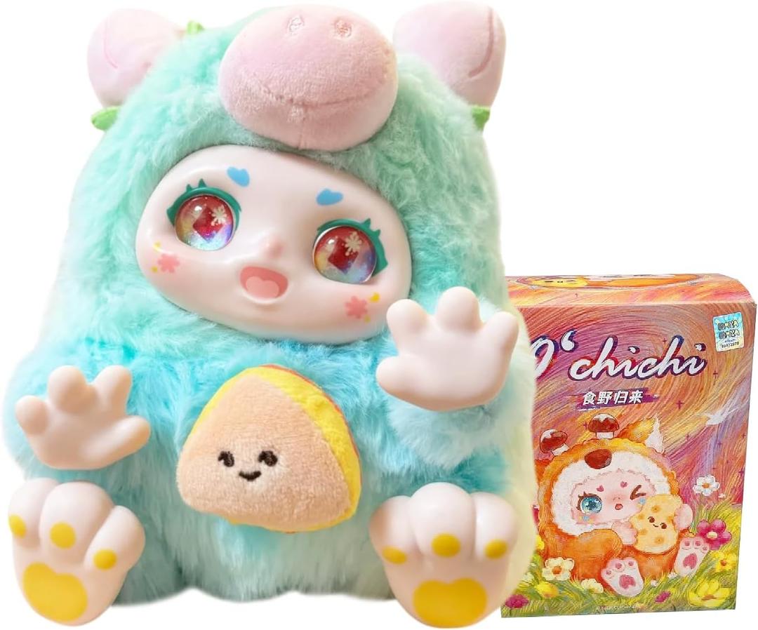 CALEMBOU Plush Blind Box Figures, Kimmon Ochichi Series Stuffed Animals Mystery Box Plush Toys, Kawaii Mystery Vinyl Plush, Cute Collectible Birthday Gift for Girls