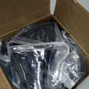 1 Piece Door Protecting Holiday Wreath Pad with Ties Rubber Pad Door Protector Prevent Scratches for Christmas Seasonal Decorative Protection Walls Glass (Fits 30 to 33 Inch Wreaths,Black)