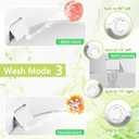 Ansffer Raised Toilet Seat Bidet 2.91in, Elongated Bidet Toilet Seat, 3 Wash Mode, Soft Close & Quick Release, no Electric, Adjustable Anti-Slip Pad, Home/Commercial Use for Senior, 18.5inch, White