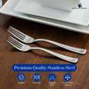 David Burke 20-Piece Avignon Flatware Set - Premium Stainless Steel Silverware, Elegant Utensil Set, Service for 4