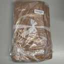 HBlife Large Baby Diaper Caddy Organizer, Paper Rope Storage Baskets Nursery Bin with Removable Divider, Portable Car Organizer for Diapers, Baby Shower Gifts, Newborn Essentials Must Haves (Brown)