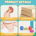 Montessori Dinosaur Toys for Toddlers, Preschool Education Toys for Ages 3 Boys Girls, Wooden Dinosaur Stacking Toys for Toddlers 3-5,Blocks Sorting & Balance Toy, Christmas Birthday Gifts