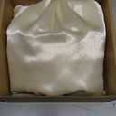 Giant Bow Decoration Big Cream White Large Coquette Bow for Backdrop Birthday Party Room Wall Wedding Bride Decor, Ribbon Tie Hanging Gift Coquette Wall Decor (Satin, Internal Stability Layer) (40 x 24 inches)