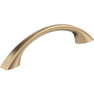 Amerock BP53003CZ Champagne Bronze Cabinet Pull | 3-3/4 inch (96mm) Center-to-Center Cabinet Hardware | Vaile | Furniture Hardware | Drawer Pull