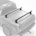Adjustable Truck Bed Rack Cross Bars,Compatible with Mid-Size Trucks with Retractable Hard Tonneau Covers|Length 65"|2PCs|Made of high-Strength Aluminum Alloy