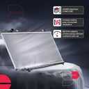 BDFHYK CU2215 Aluminum Radiator Compatible with Nissan Frontier 1998-2004 2006-2015, Compatible with Nissan Frontier 1999-2004, Compatible with Nissan Xterra 2000-2004 2.4L l4/3.3L V6 Replace 8012215