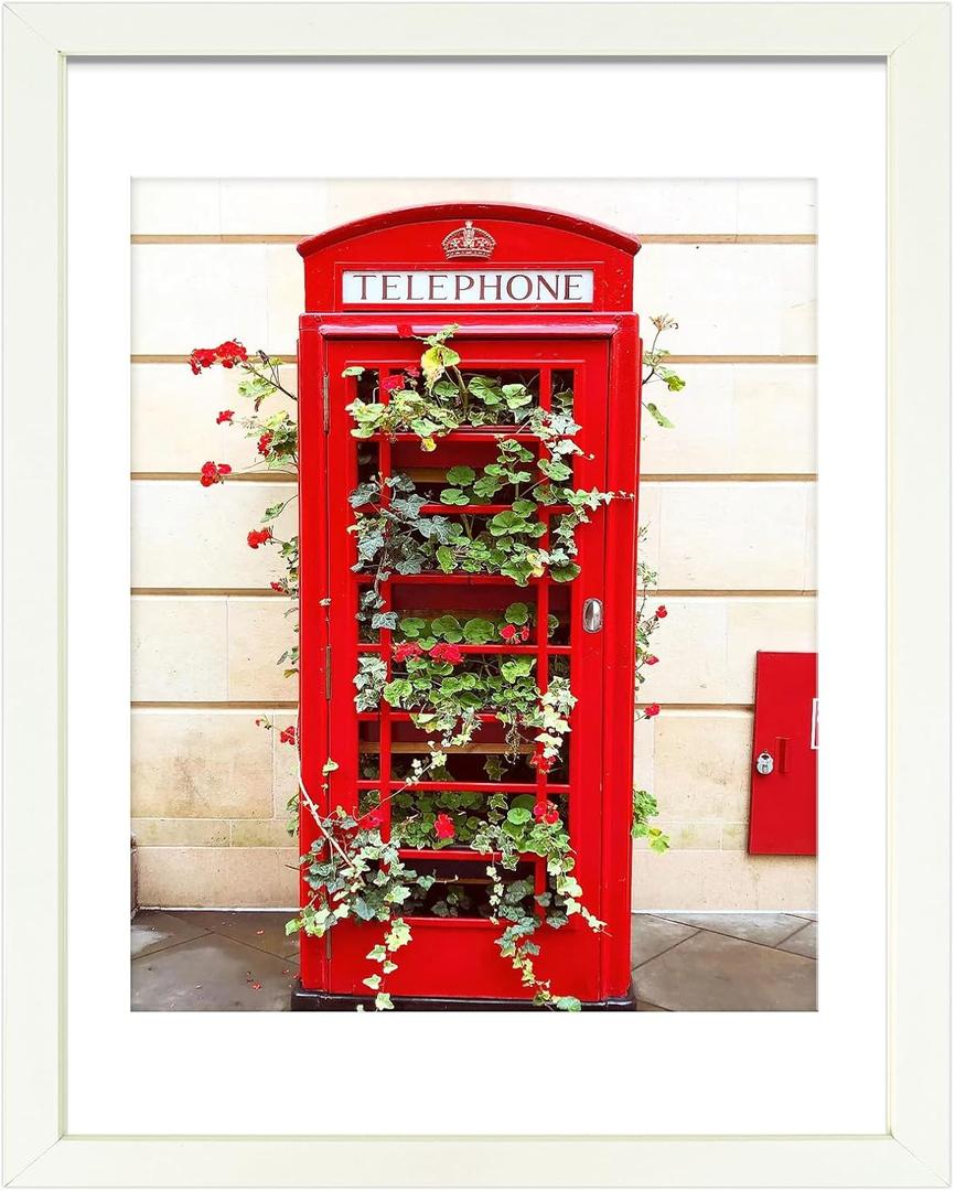 SESEAT 16x20 Picture Frame White, Display Pictures 11x14 with Mat or 16x20 without Mat, Photo Frames Wall Gallery, 1 Pack