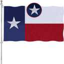 Texas Flag 4x6 for Outside Heavy Duty TX Texas State Flags Outdoor with Embroidered Stars and Durable Canvas Header Polyester Flag of for Classroom Car Indoor